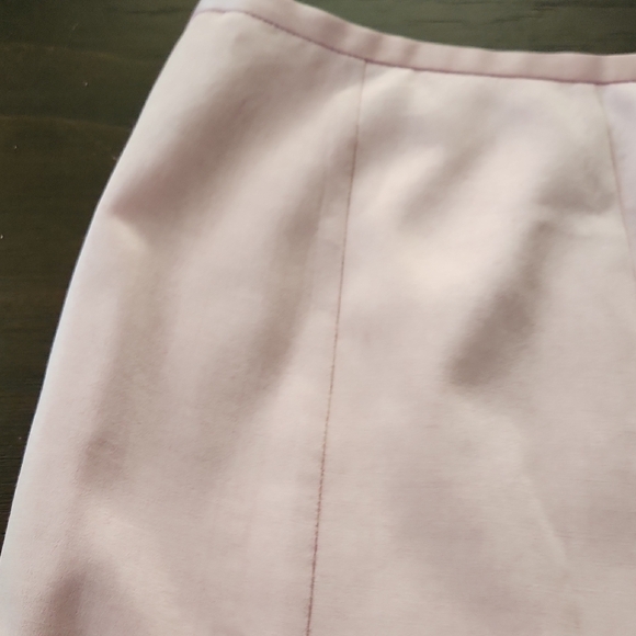 Lafayette 148 New York Blush Midi Skirt Sz 6 - Picture 3 of 16